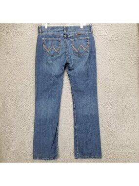 Wrangler Jeans Womens 11 Tall Blue Stretch Denim Bootcut